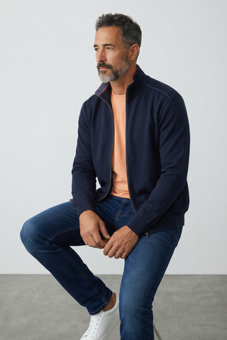 Paul & Shark - Typhoon Platinum Wool Cardigan