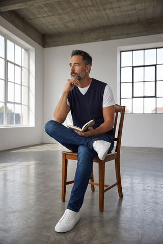 Clipper - Milan - Merino Wool V-Neck Tank Top