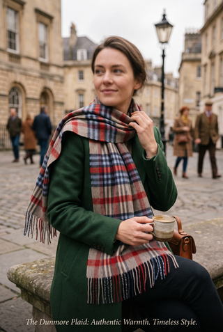 Hemley - Wool and cashmere checked scarf