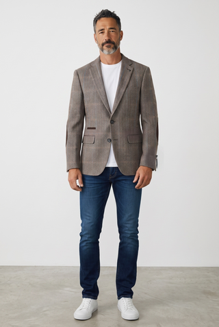 Digel - Erol - Modern Fit - Veston de laine à chevrons