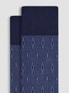 Bugatchi - Mercerized Cotton Diamond Socks