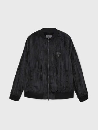 John Varvatos - Salvator Crinkled Velour Bomber