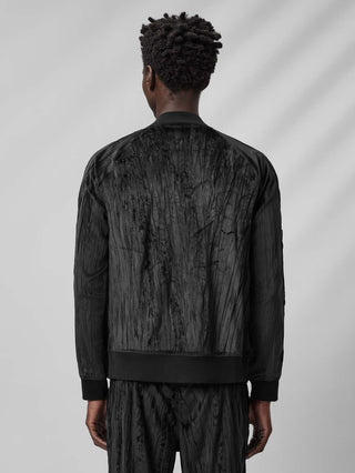 John Varvatos - Salvator Crinkled Velour Bomber