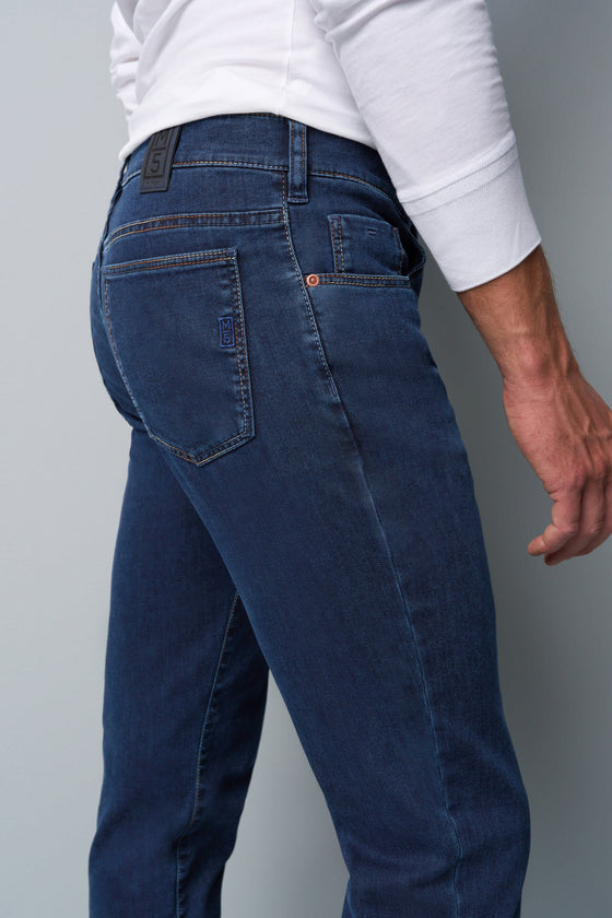 Meyer - M5 Slim 6283 - Jeans denim foncé