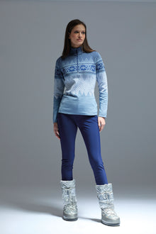  NEWLAND - Åre Lady T-Neck à Motifs Flocons