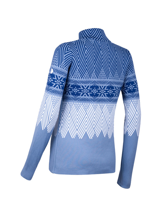 NEWLAND - Argentiere Lady Full Zip with Snowflake Patterns