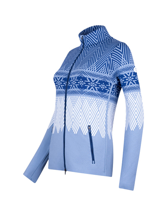 NEWLAND - Argentiere Lady Full Zip with Snowflake Patterns