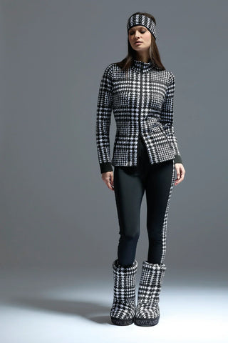 NEWLAND - Marmolada Lady Full Zip with Houndstooth Pattern