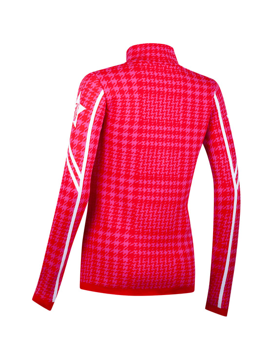NEWLAND - Lady T-Neck Necklace with Houndstooth Patterns