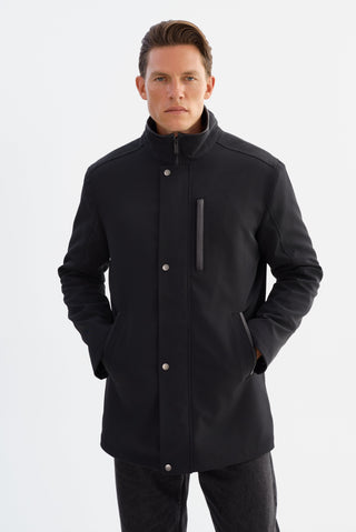 Regency - Prado - 3/4-Length Lined Mix-Media Coat