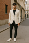 With - Kristo - Veston de Coton Slim Fit