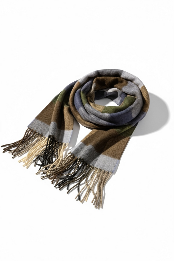 Hemley - Cashmere Checkered Scarf