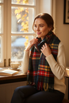 Hemley - Wool Tartan Checkered Scarf
