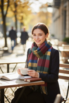 Hemley - Wool and Cashmere Checkered Scarf