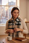 Hemley - Wool and Cashmere Checkered Scarf