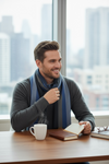 Hemley - Striped wool and cashmere scarf