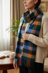 Hemley - Cashmere Checkered Scarf