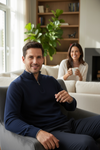 Emanuel Berg - Extra fine merino wool zip collar sweater