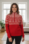 NEWLAND - Cervinia Lady T-Neck with Snowflake Patterns
