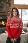 NEWLAND - Cervinia Lady T-Neck with Snowflake Patterns