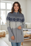 NEWLAND - Chamonix Lady Full Zip à Motifs Flocons