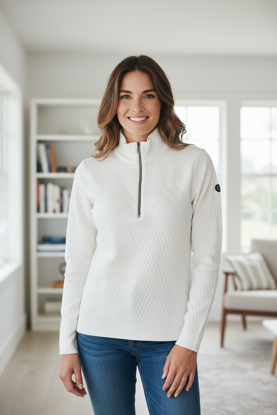 NEWLAND - Cinque Torry Lady T-Neck Uni with Texture
