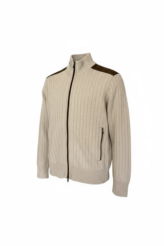 Paul & Shark - Wool and cashmere zip cardigan