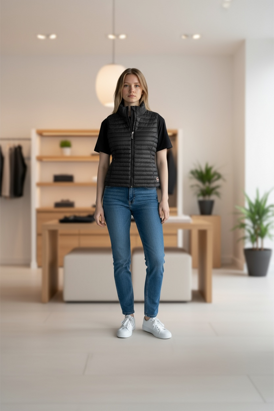 Colmar - Women's Quilted Woven Deluxe Down Sleeveless Jacket