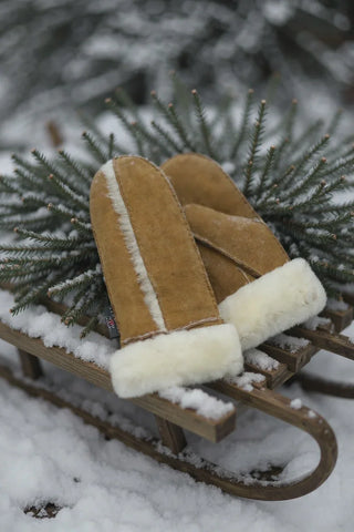 Crown Cap - Women's Double-Sided Fur Mittens