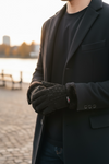 Crown Cap - Double-sided sheepskin gloves for men