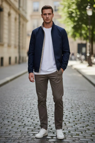 Paul & Shark - Blouson Eclisse Typhoon Platinum Reversible 2 en 1