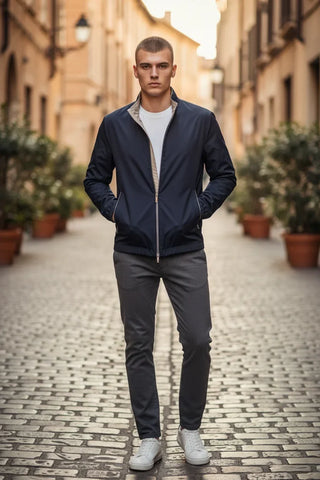 Paul & Shark - Blouson Eclisse Typhoon Platinum Reversible 2 en 1