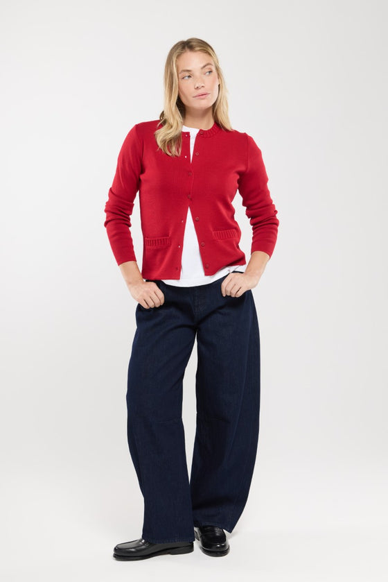 Armor-Lux - Ressac - Round neck wool cardigan