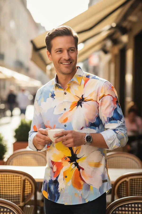 Robert Graham Flora Grande Long Sleeve Button Down Shirt
