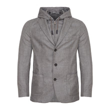  Emanuel Berg - Solid Loro Piana D-Constructed Shirt Jacket with Detachable Hood