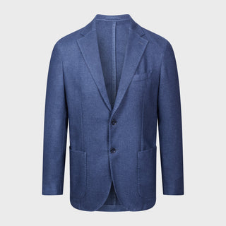 Emanuel Berg - William - Veston de laine et cachemire D-Constructed - Dark Blue