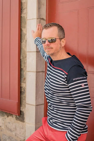 Armor-Lux X Le Capitaine D'a Bord - Marinière Homme - 40e Anniversaire (Édition Limitée) - LE CAPITAINE D'A BORD