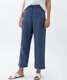  BRAX - Maine S - Pantalon Casual de Lin - Relaxed Fit - LE CAPITAINE D'A BORD