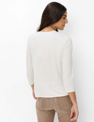 BRAX - Clarisa - V-neck viscose blouse
