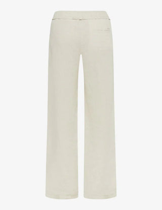 BRAX - Farina - Pantalon de Lin à jambes larges