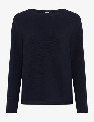 BRAX - Lesley - Round-neck cotton sweater