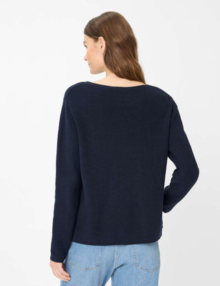 BRAX - Lesley - Round-neck cotton sweater