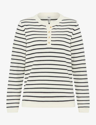 BRAX - Lucy - Striped Cotton Sweater