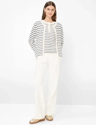 BRAX - Lucy - Striped Cotton Sweater