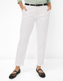  BRAX - Maron - Pantalon coton Chino Ultralight Supreme