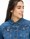 BRAX - Miami - Stretch Denim Jacket - Regular Used Blue