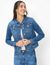 BRAX - Miami - Stretch Denim Jacket - Regular Used Blue