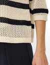 BRAX - Nala - Striped Cotton Knit Sweater