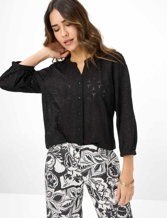 BRAX - Velia - Cotton blend patterned blouse