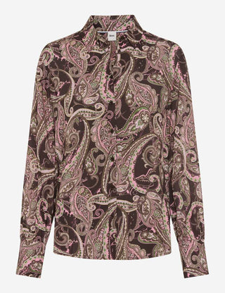 BRAX - Vic - Viscose blouse with paisley patterns